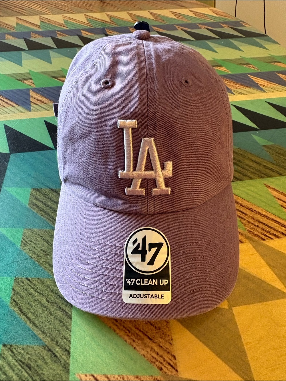 '47 Clean Up Los Angeles Dodgers Lavender Cap